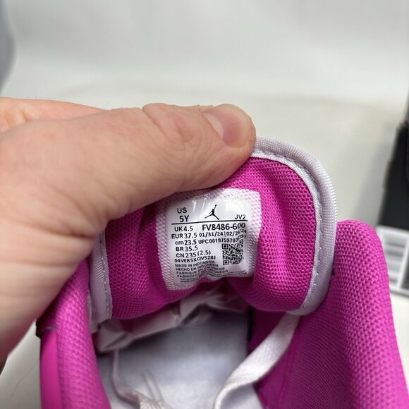 Nike Shoes Air Jordan 1 Retro Low GS “Fire Pink/Barbie” 2024 - Picture 6 of 6